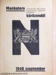 Munkaterv 1940. szeptember