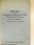 Bericht über den 3. Kongress für Blindenwohlfahrt in Nürnberg