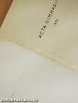 Acta Gimnasii 1973.