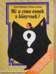 Mi a címe ennek a könyvnek?