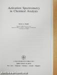 Activation Spectrometry in Chemical Analysis