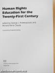 Human Rights Education for the Twenty-First Century