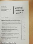 International Review of the Aesthetics and Sociology of Music - June 2011