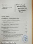 International Review of the Aesthetics and Sociology of Music - June 2014