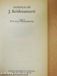 Sayings of J. Krishnamurti