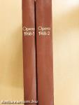 Opera 1968 (nem teljes évfolyam) I-II.