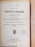 1887-ik évi országgyülési törvényczikkek