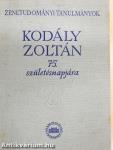 Kodály Zoltán 75. születésnapjára