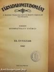 Társadalomtudomány 1939-1940. január-december