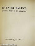 Balassi Bálint összes versei és levelei