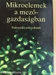 Mikroelemek a mezőgazdaságban I.