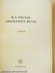 M. V. Frunze válogatott művei I-II.