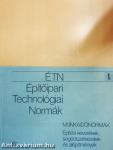 Építőipari technológiai normák 1.