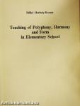 Teaching of Polyphony, Harmony and Form in Elementary School
