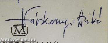 A griff halála (dedikált példány)