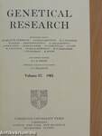 Genetical Research 1975-1981. (vegyes számok) I-VII.