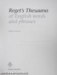 Roget's Thesaurus of English Words and Phrases