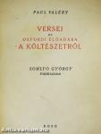 Paul Valéry versei és oxfordi előadása a költészetről