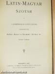 Latin-magyar szótár