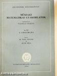 Műszaki matematikai gyakorlatok A. X.