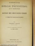 Elbeszélések a rómaiak történetéből az V-ik században III.