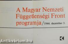 A Magyar Nemzeti Függetlenségi Front programja (minikönyv) (számozott)