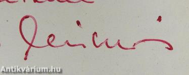 A visegrádi királyi palota (dedikált példány)