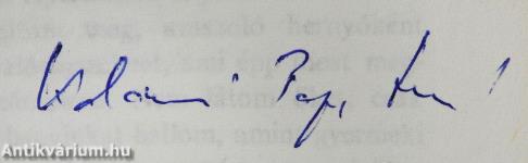 Monológok a határon (dedikált példány)