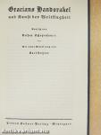 Gracians Handorakel und Kunst der Weltklugheit (gótbetűs)