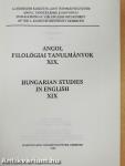 Angol filológiai tanulmányok XIX.