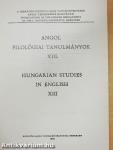 Angol filológiai tanulmányok XIII.
