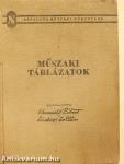 Műszaki táblázatok