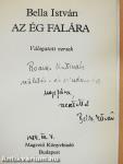 Az ég falára (dedikált példány)