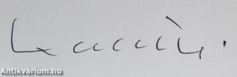 A kettős álarc egyik fele (dedikált példány)