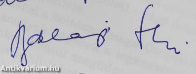 A keresztesvitéz keresztje (dedikált példány)