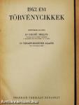 1942. évi törvénycikkek