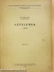 Gépelemek I. 