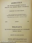 Dolgozatok a M. Kir. Horthy Miklós-Tudományegyetem Régiségtudományi Intézetéből 1942