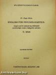 English for psychologists II.