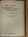 Természettudományi Közlöny 1925. január-december/Pótfüzetek a Természettudományi Közlönyhöz 1925. január-december