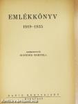 Dante Könyvkiadó Emlékkönyve 1919-1935