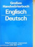 Großes Handwörterbuch Englisch-Deutsch