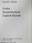 Großes Handwörterbuch Englisch-Deutsch