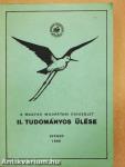A Magyar Madártani Egyesület II. Tudományos Ülése