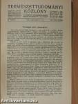 Természettudományi Közlöny 1934. január-december/Pótfüzetek a Természettudományi Közlönyhöz 1934. január-december
