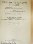 Természettudományi Közlöny 1941. január-december/Pótfüzetek a Természettudományi Közlönyhöz 1941. január-december