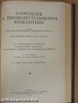 Természettudományi Közlöny 1940. január-december/Pótfüzetek a Természettudományi Közlönyhöz 1940. január-december