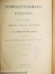Természettudományi Közlöny 1883. január-december