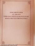 Dokumentumok az 1848-49-i forradalom és szabadságharc Békés megyei történetéhez