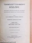 Természettudományi Közlöny 1909. január-december/Pótfüzetek a Természettudományi Közlönyhöz 1909. január-december